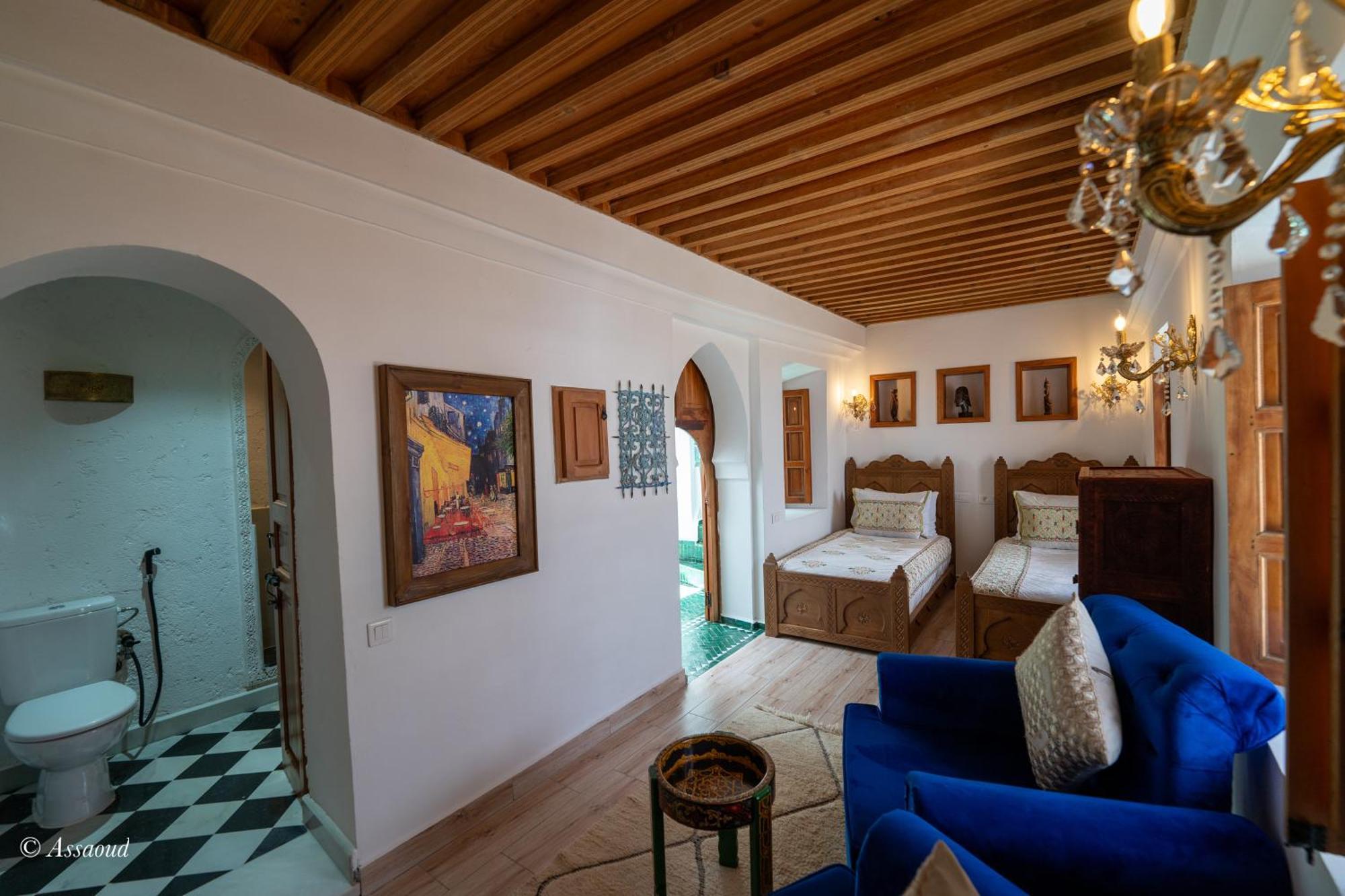 Riad Lella Chama Şafşavan Dış mekan fotoğraf
